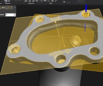 3D scan of car intake manifold, reverse engineering Singapore